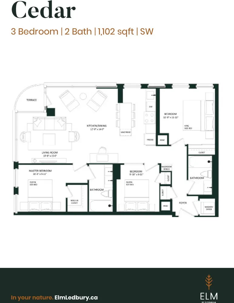 Cedar floor plan