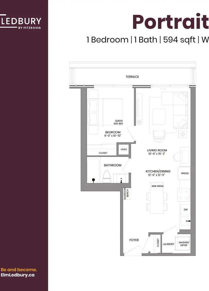 Portrait floor plan