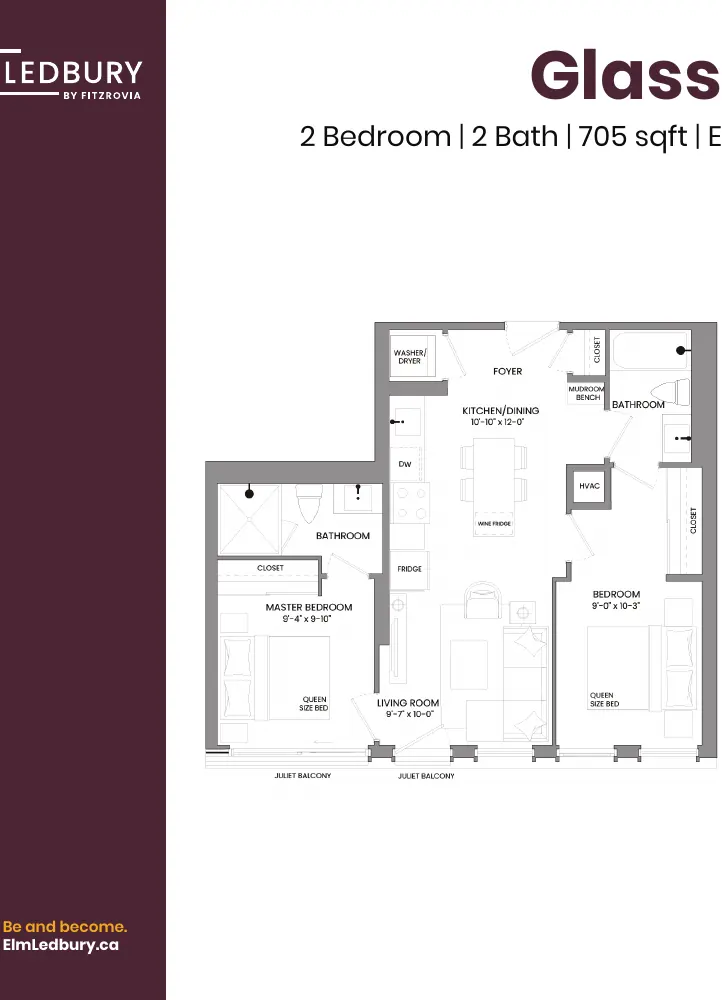 Glass floor plan