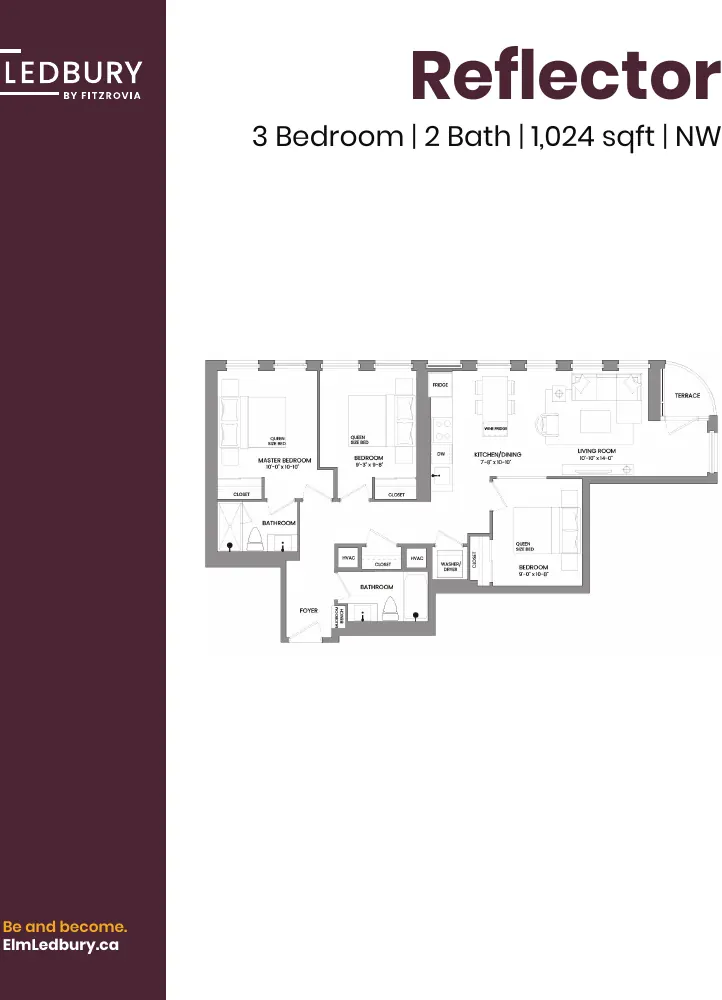 Reflector floor plan