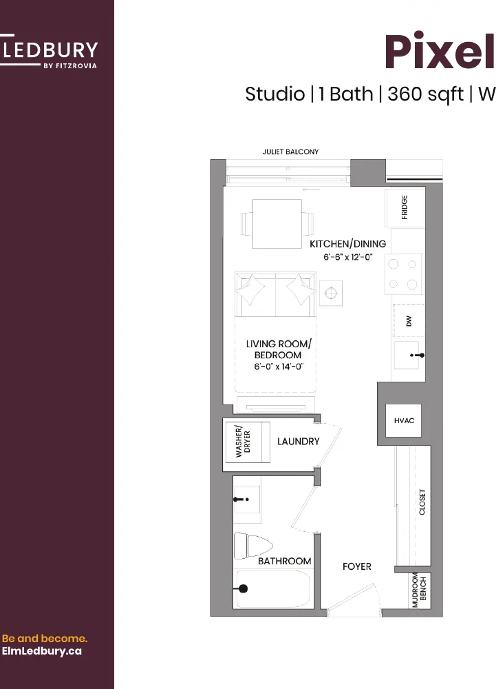 Pixel floor plan