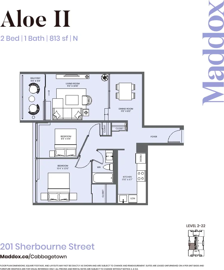 Aloe II floor plan