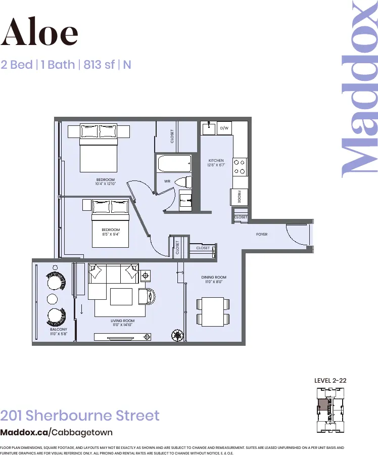 Aloe floor plan