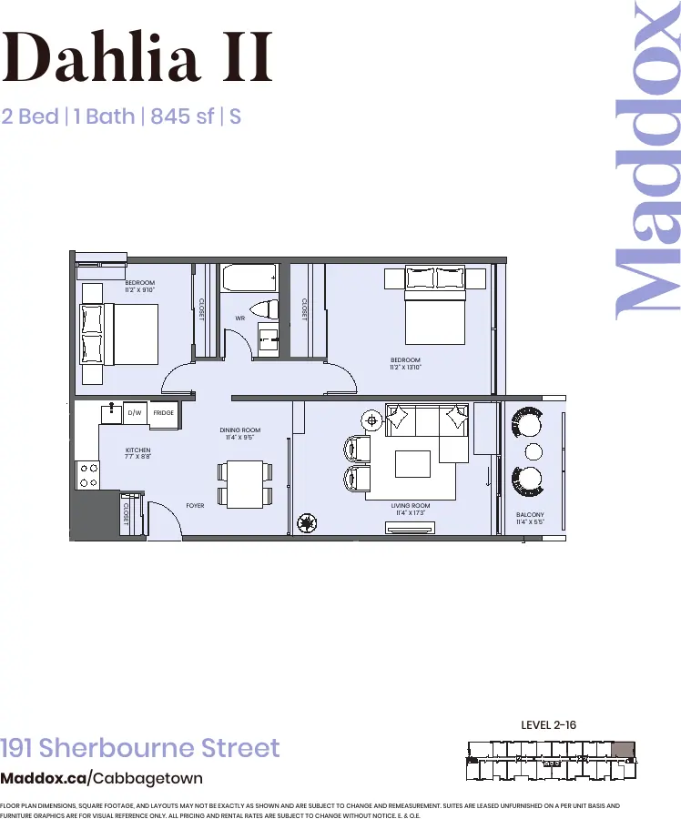 Dahlia II floor plan