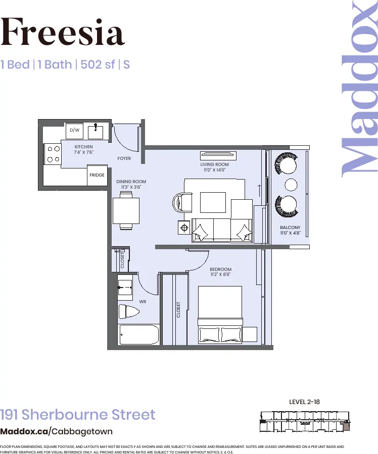 Freesia floor plan