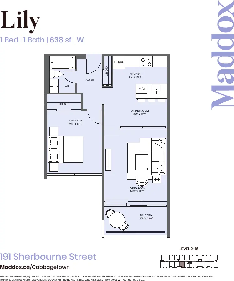Lily floor plan