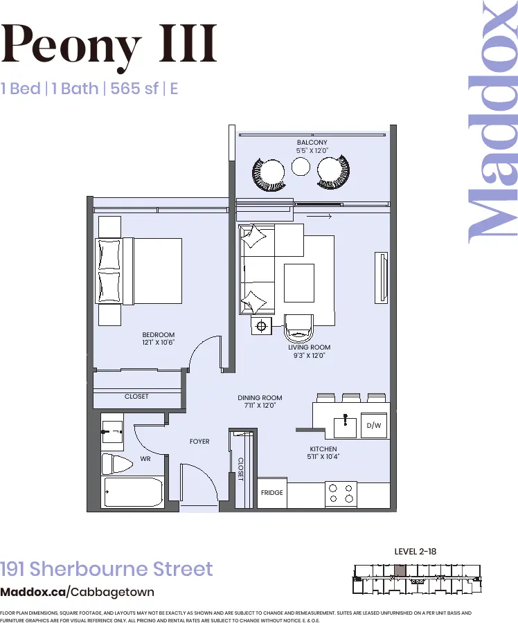 Peony III floor plan