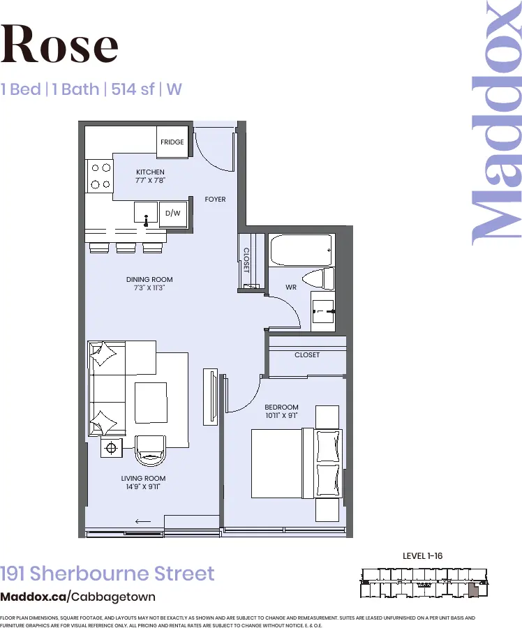 Rose floor plan