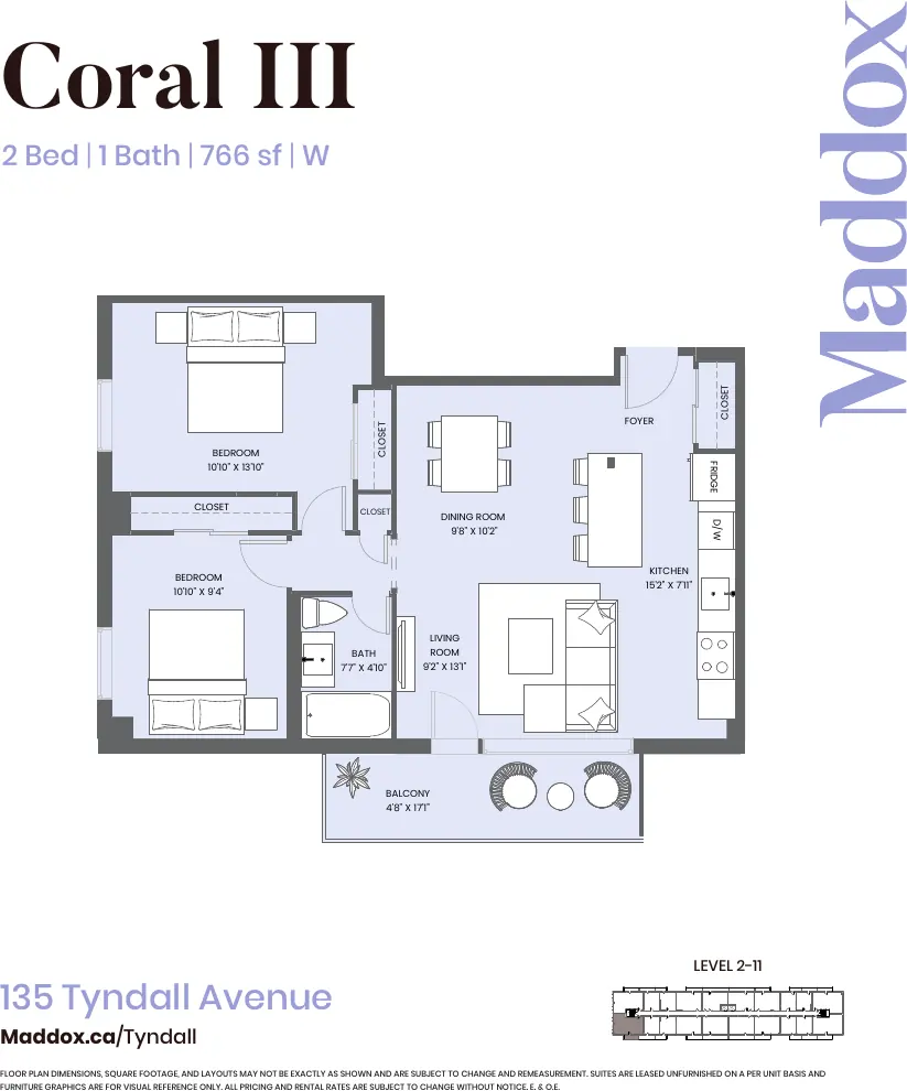 Coral III floor plan