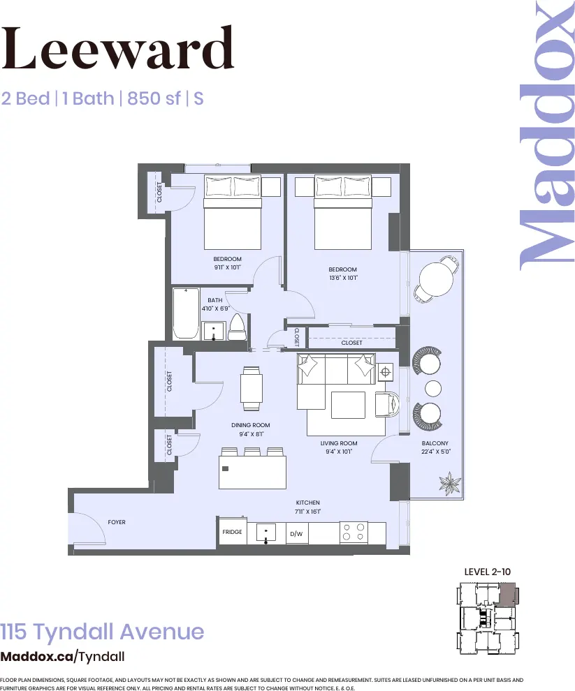 Leeward floor plan