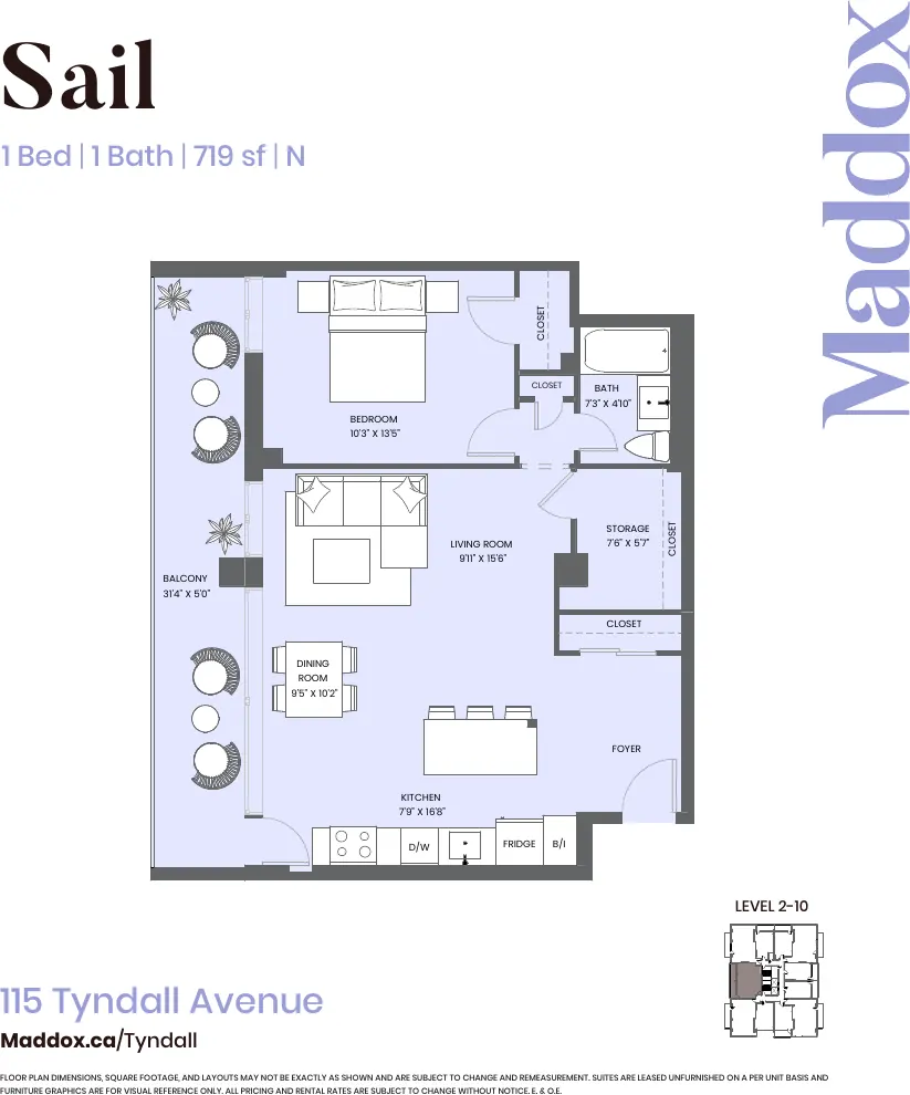 Sail floor plan