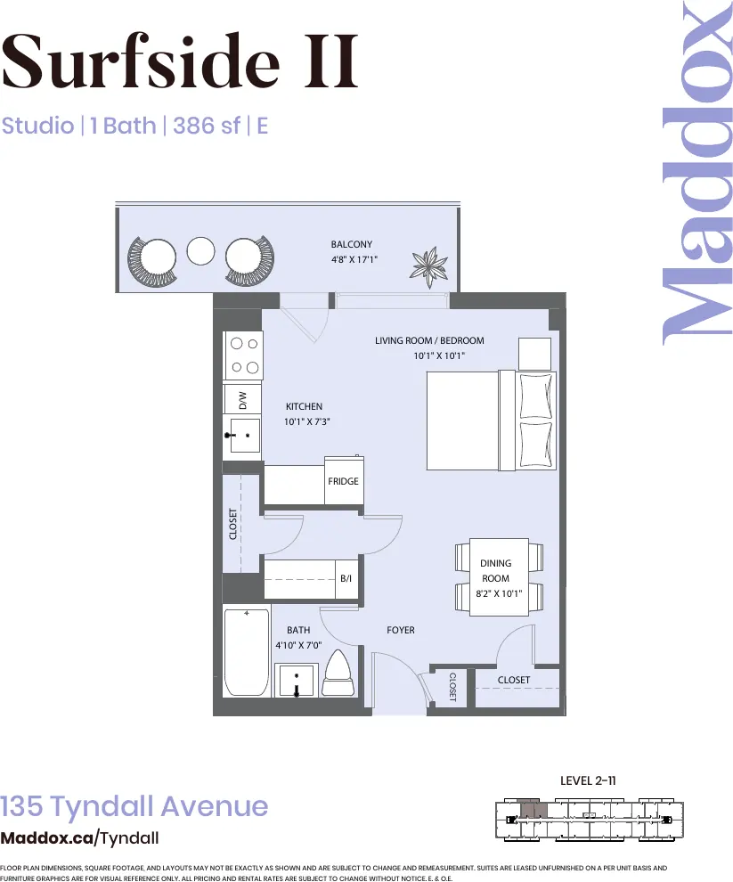 Surfside II floor plan
