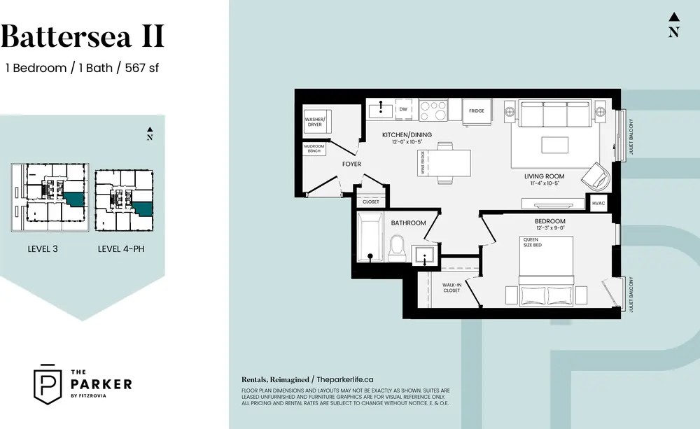 Battersea II floor plan