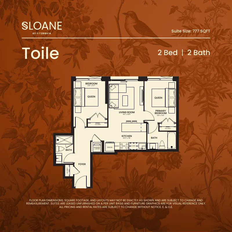 Toile floor plan